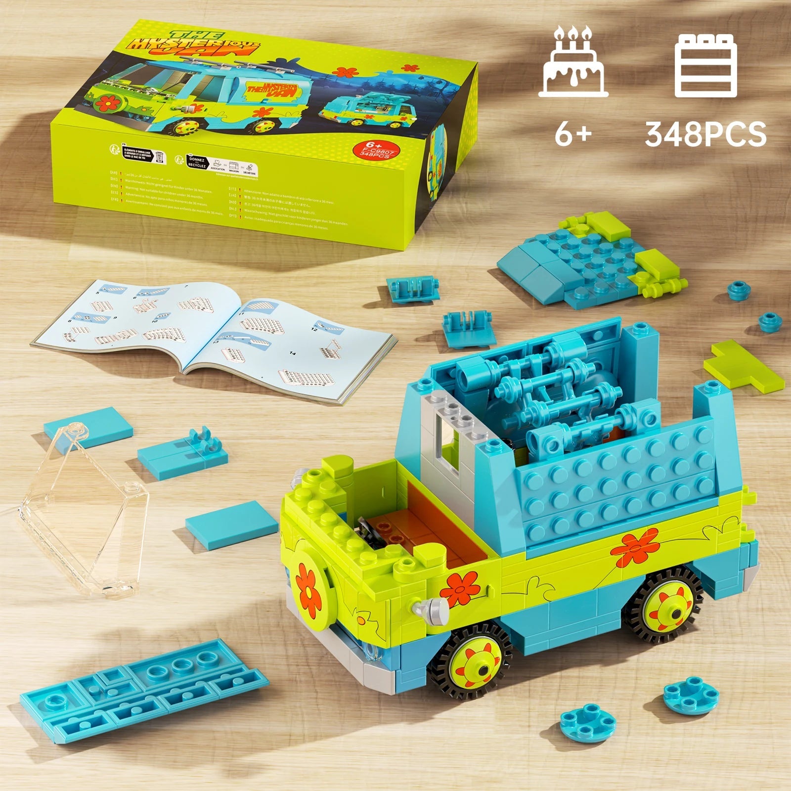320PCS Scooed Doo Mystery Machine Building Blocks Kit - Kids Toys - silverfoxgoods